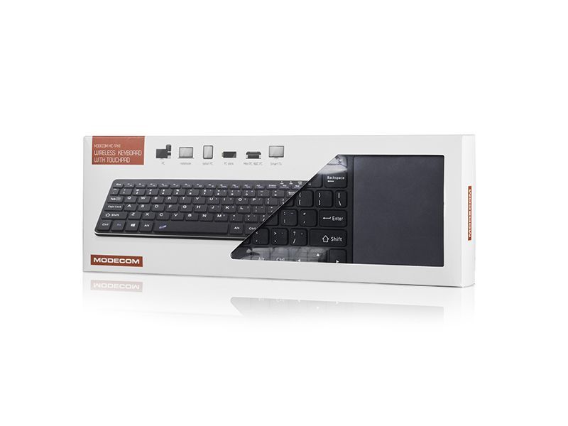 Modecom MC-TPK1 Wireless Keyboard Black US Modecom MC-TPK1 Wireless Keyboard Black US