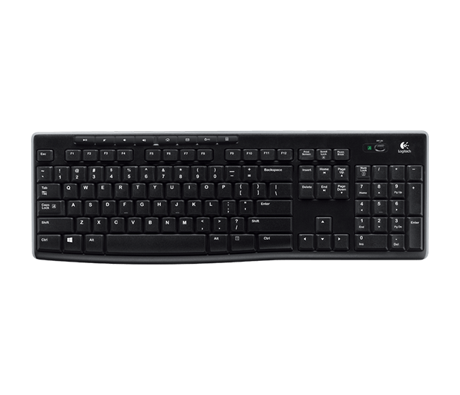 Logitech K270 wireless billentyűzet Black US Logitech K270 wireless billentyűzet Black US