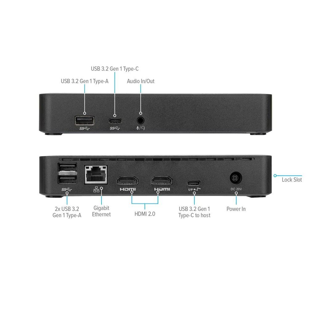 Targus Universal USB-C DV4K Docking Station with 65W Power Delivery Targus Universal USB-C DV4K Docking Station with 65W Power Delivery