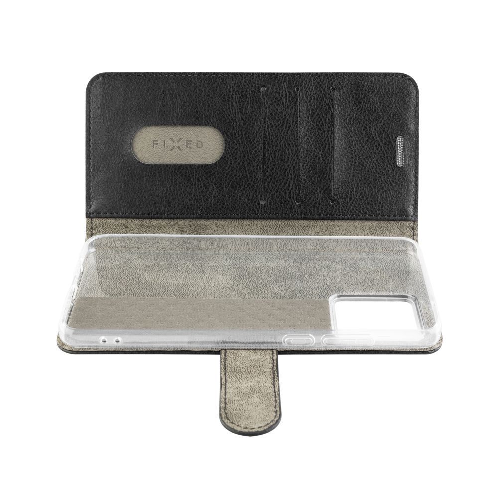 FIXED Opus oldalranyíló telefontok a Motorola Moto G84 készülékhez, fekete FIXED Opus oldalranyíló telefontok a Motorola Moto G84 készülékhez, fekete