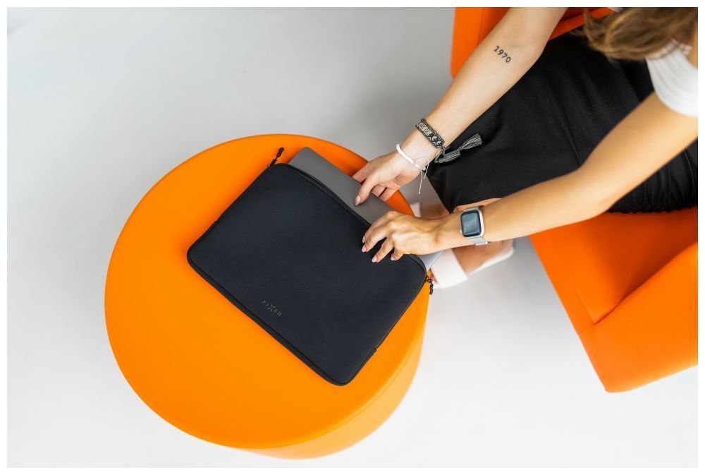 FIXED Sleeve 14", Fekete, Notebook táska