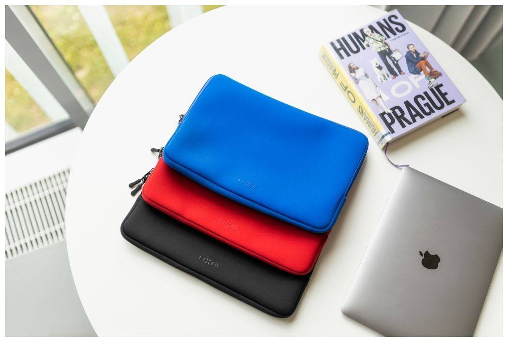 FIXED Sleeve 14", Fekete, Notebook táska