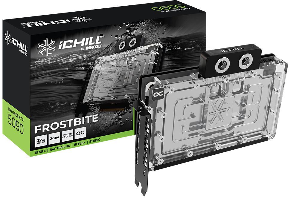 Inno3D GeForce RTX5090 32GB GDDR7 iChill Frostbite