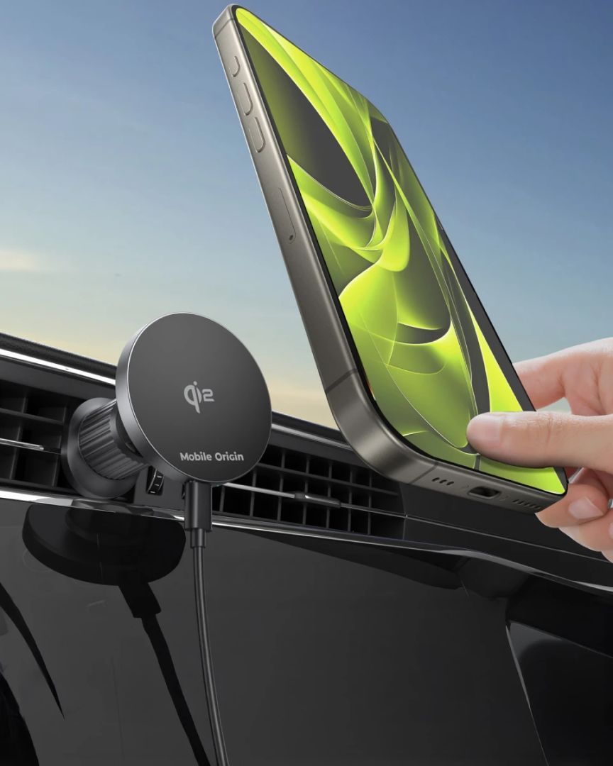 Mobile Origin Wireless Metal Car Charger CA14 Mobile Origin Wireless Metal Car Charger CA14