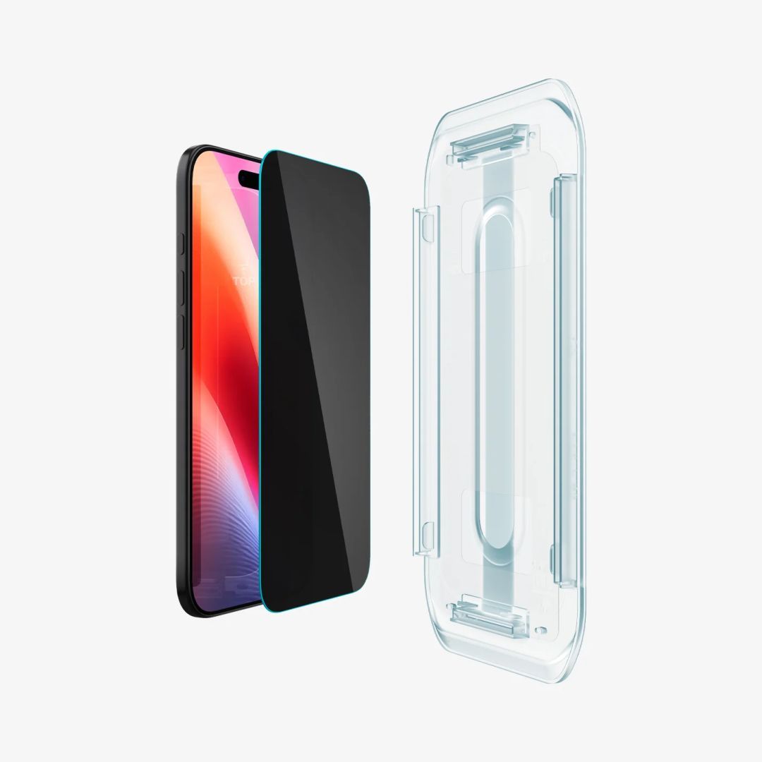 Spigen Glass tR EZ Fit (Privacy) for iPhone Air 2 Pack Transparency Spigen Glass tR EZ Fit (Privacy) for iPhone Air 2 Pack Transparency