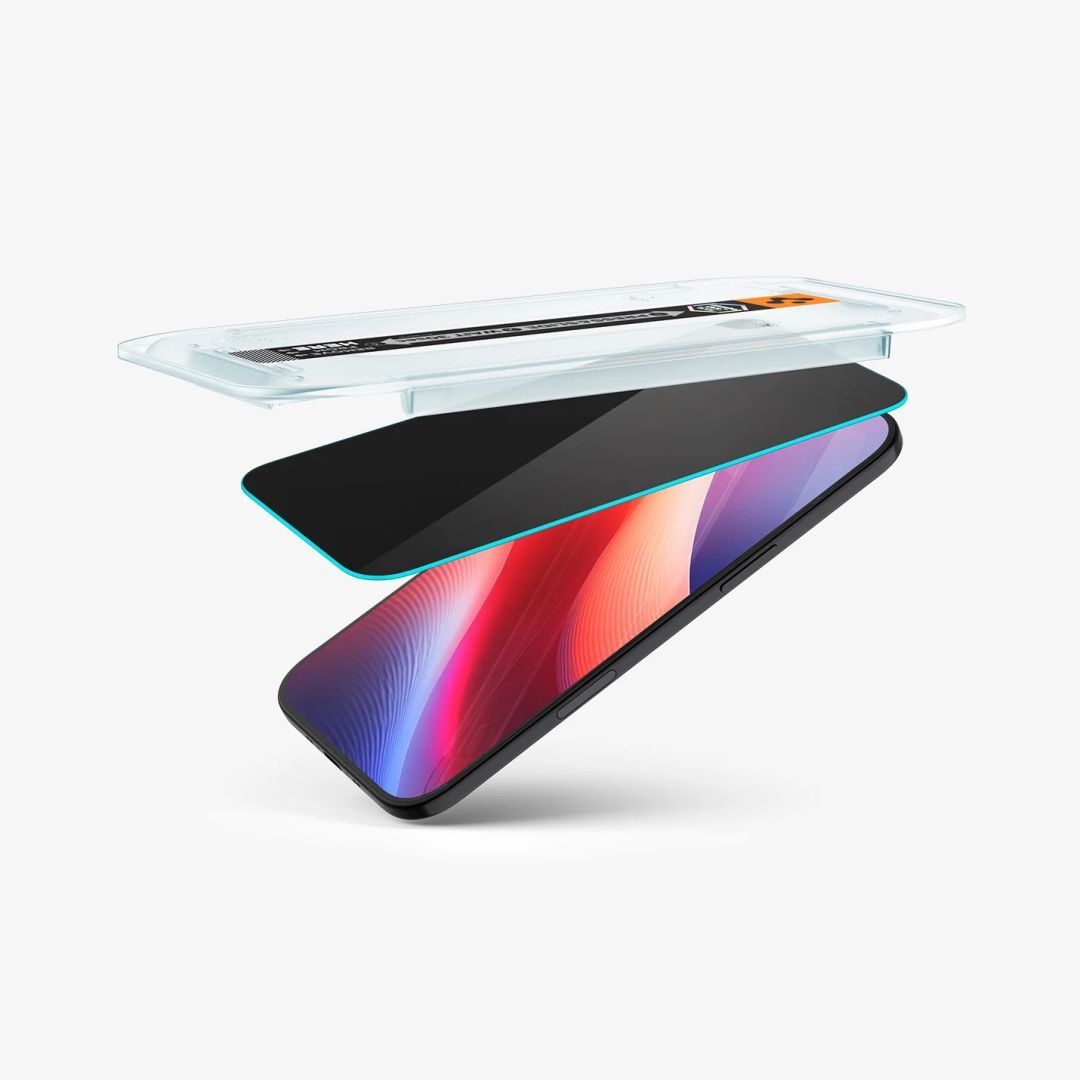 Spigen Glass tR EZ Fit (Privacy) for iPhone Air 2 Pack Transparency Spigen Glass tR EZ Fit (Privacy) for iPhone Air 2 Pack Transparency