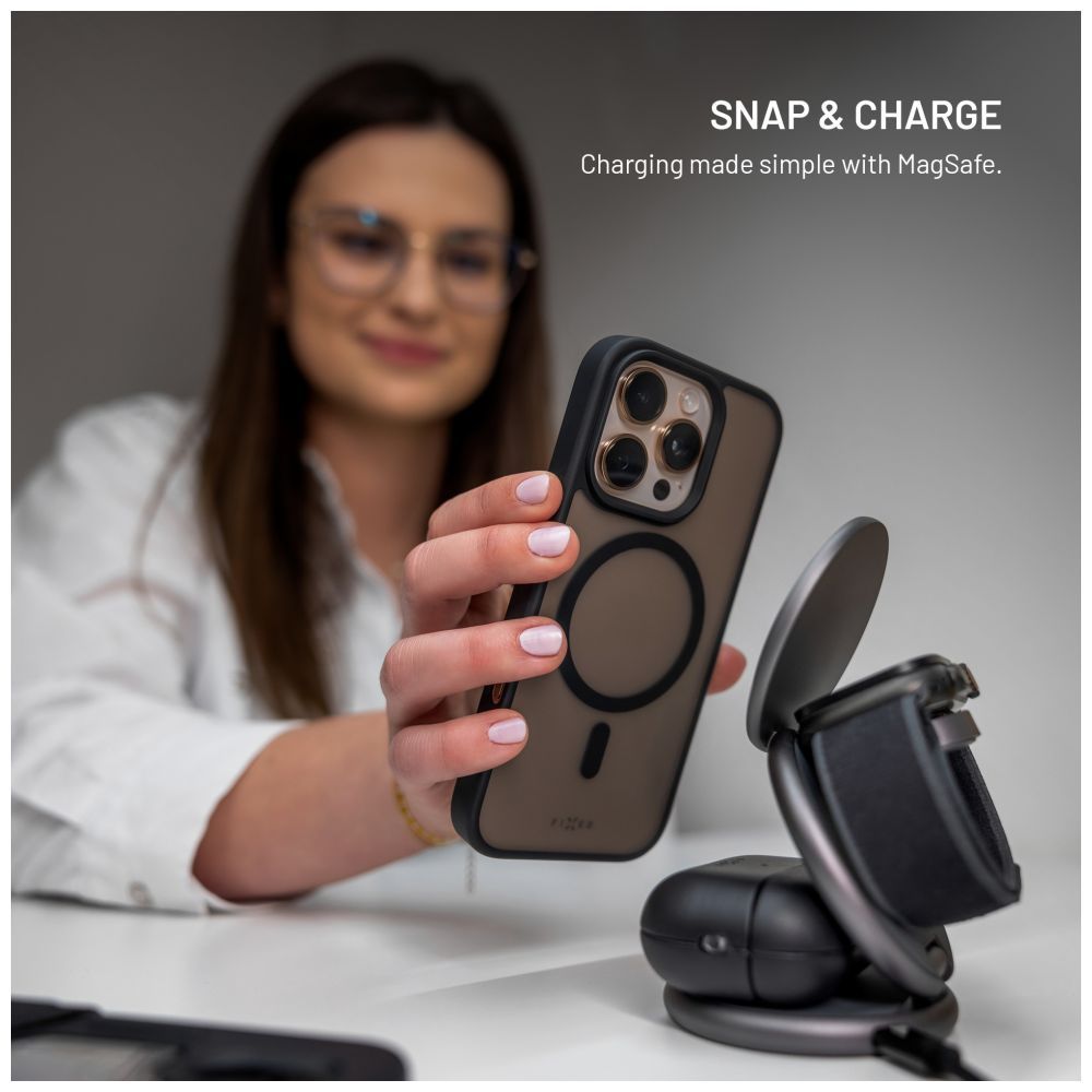 FIXED MagMisty case Apple iPhone 17 Pro készülékhez, fekete