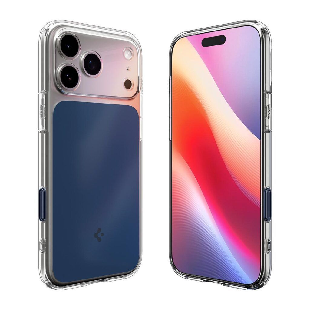 Spigen Ultra Hybrid T MagSafe case for iPhone 17 Pro Matte Blue