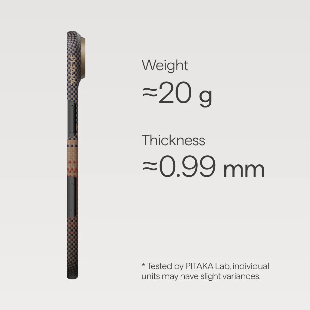 Pitaka Ultra-Slim Case for iPhone Air Sunset Pitaka Ultra-Slim Case for iPhone Air Sunset