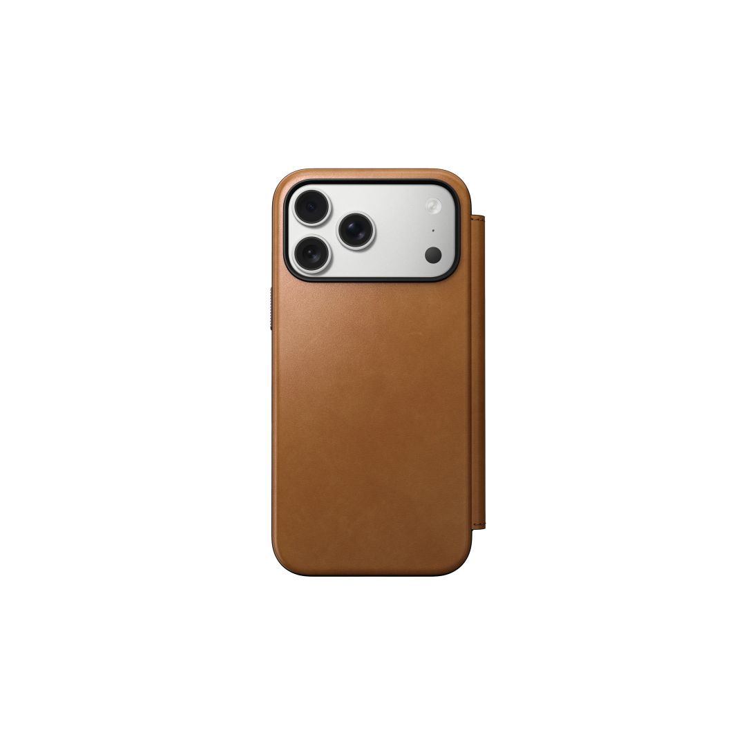 Nomad Modern Leather Folio for iPhone 17 Pro Max English Tan Nomad Modern Leather Folio for iPhone 17 Pro Max English Tan