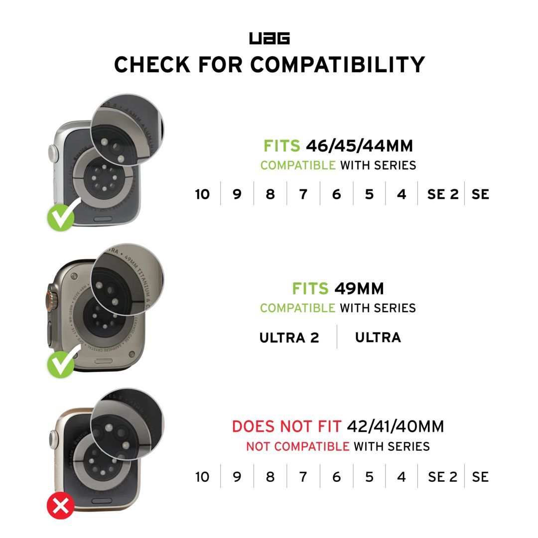 UAG Pathfinder Apple Watch 49mm/45mm/44mm/42mm Olive/Rust UAG Pathfinder Apple Watch 49mm/45mm/44mm/42mm Olive/Rust