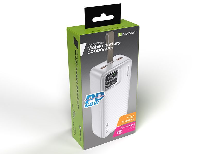 Tracer Blaze 30000mAh PowerBank White Tracer Blaze 30000mAh PowerBank White