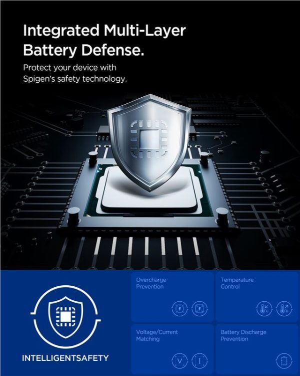 Spigen Essential 113W Car Charger Black Spigen Essential 113W Car Charger Black