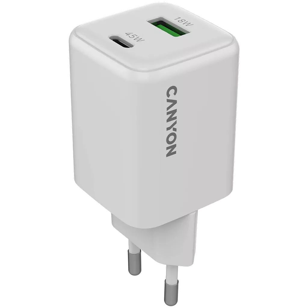 Canyon CU45AC Wall Charger White Canyon CU45AC Wall Charger White