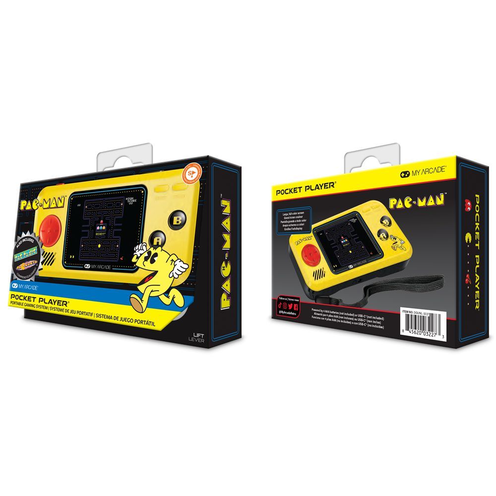 MY ARCADE Pac-Man Pocket Player Hordozható