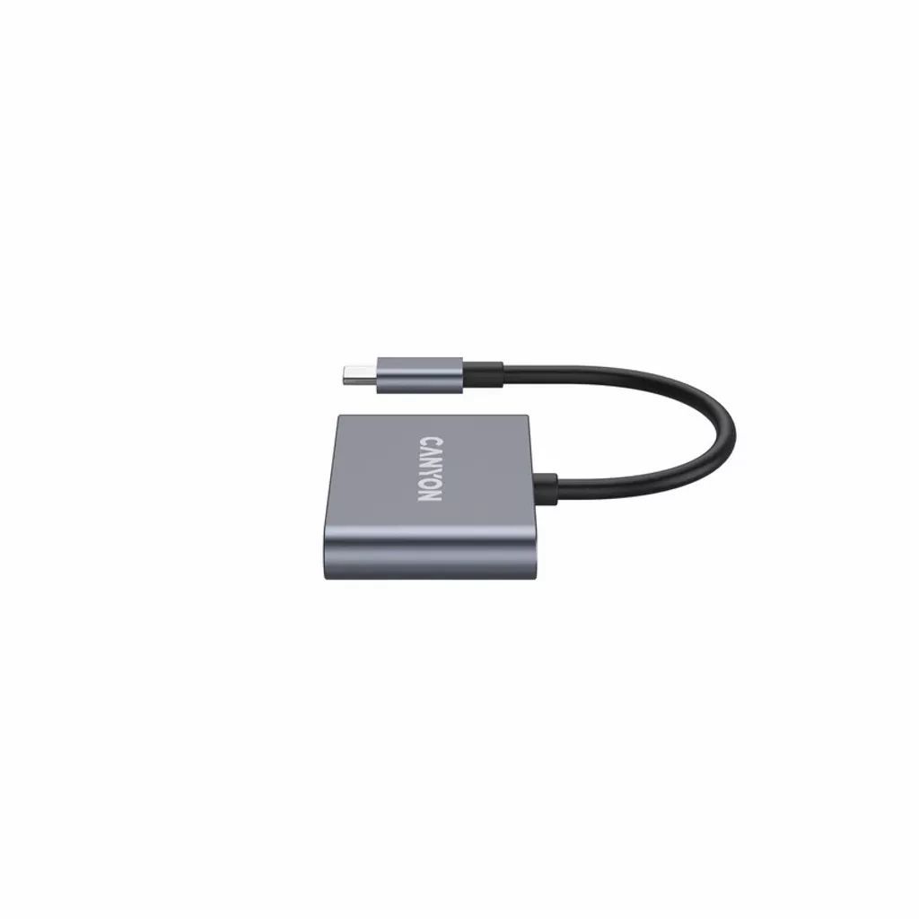 Canyon CNS-TDS3 3 Ports USB-C HUB Dark Grey