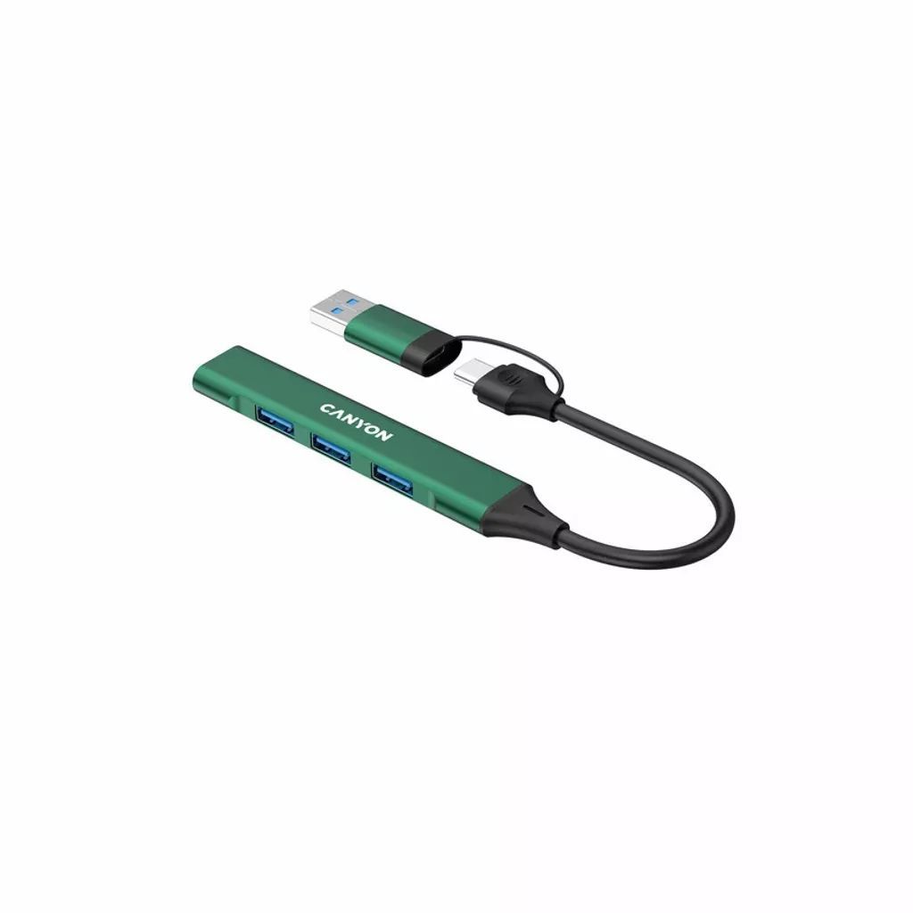 Canyon CNS-TDS02GR 4-portos USB2.0 HUB Green Canyon CNS-TDS02GR 4-portos USB2.0 HUB Green