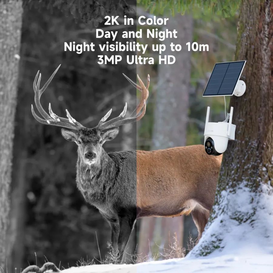 Laxihub Arenti GO3G + SP2 2K 3MP 4G Outdoor PIT Battery Security Camera Laxihub Arenti GO3G + SP2 2K 3MP 4G Outdoor PIT Battery Security Camera