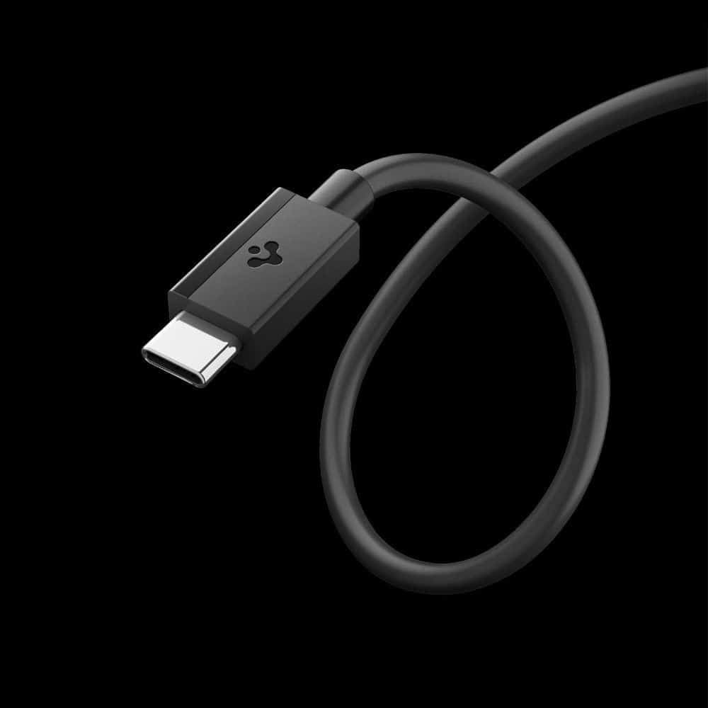 Spigen Essential USB-C to USB-C 60W cable 2m Black Spigen Essential USB-C to USB-C 60W cable 2m Black