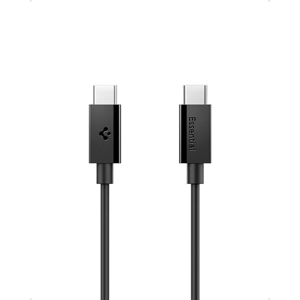 Spigen Essential USB-C to USB-C 60W cable 2m Black Spigen Essential USB-C to USB-C 60W cable 2m Black