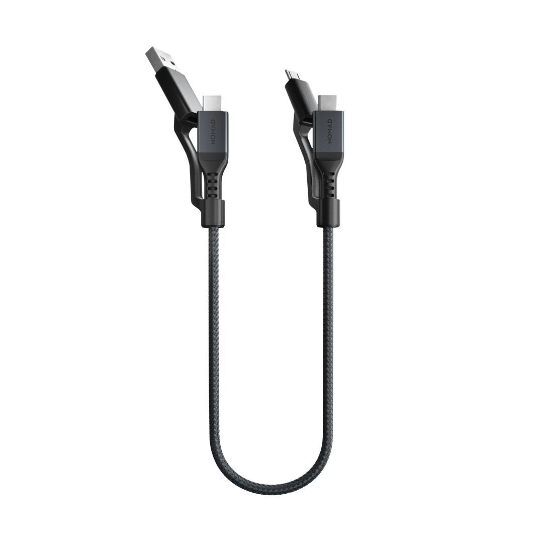Nomad Universal Kevlar Cable USB-C 0,3m Carbide Nomad Universal Kevlar Cable USB-C 0,3m Carbide