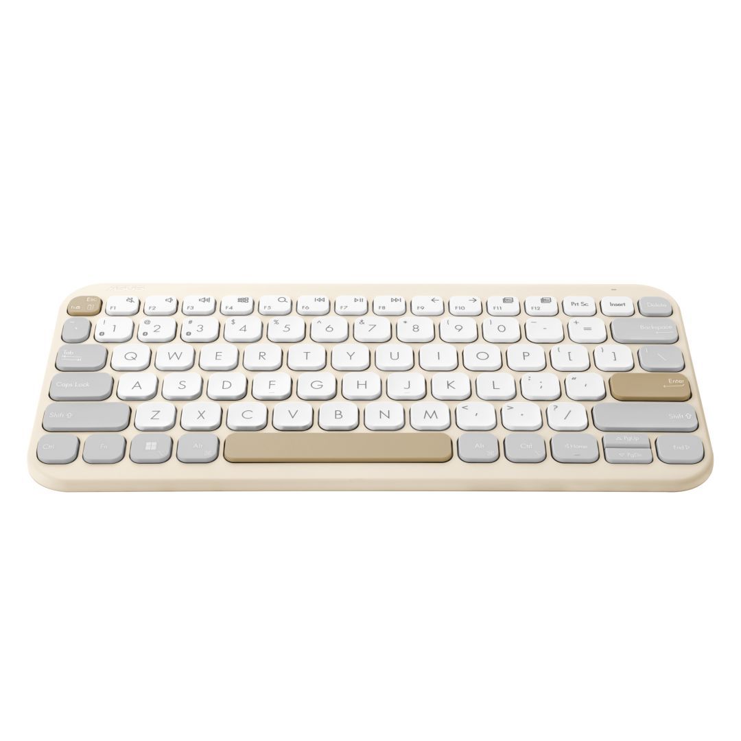 Asus Marshmallow Keyboard KW100 Wireless Keyboard Oat Milk HU Asus Marshmallow Keyboard KW100 Wireless Keyboard Oat Milk HU