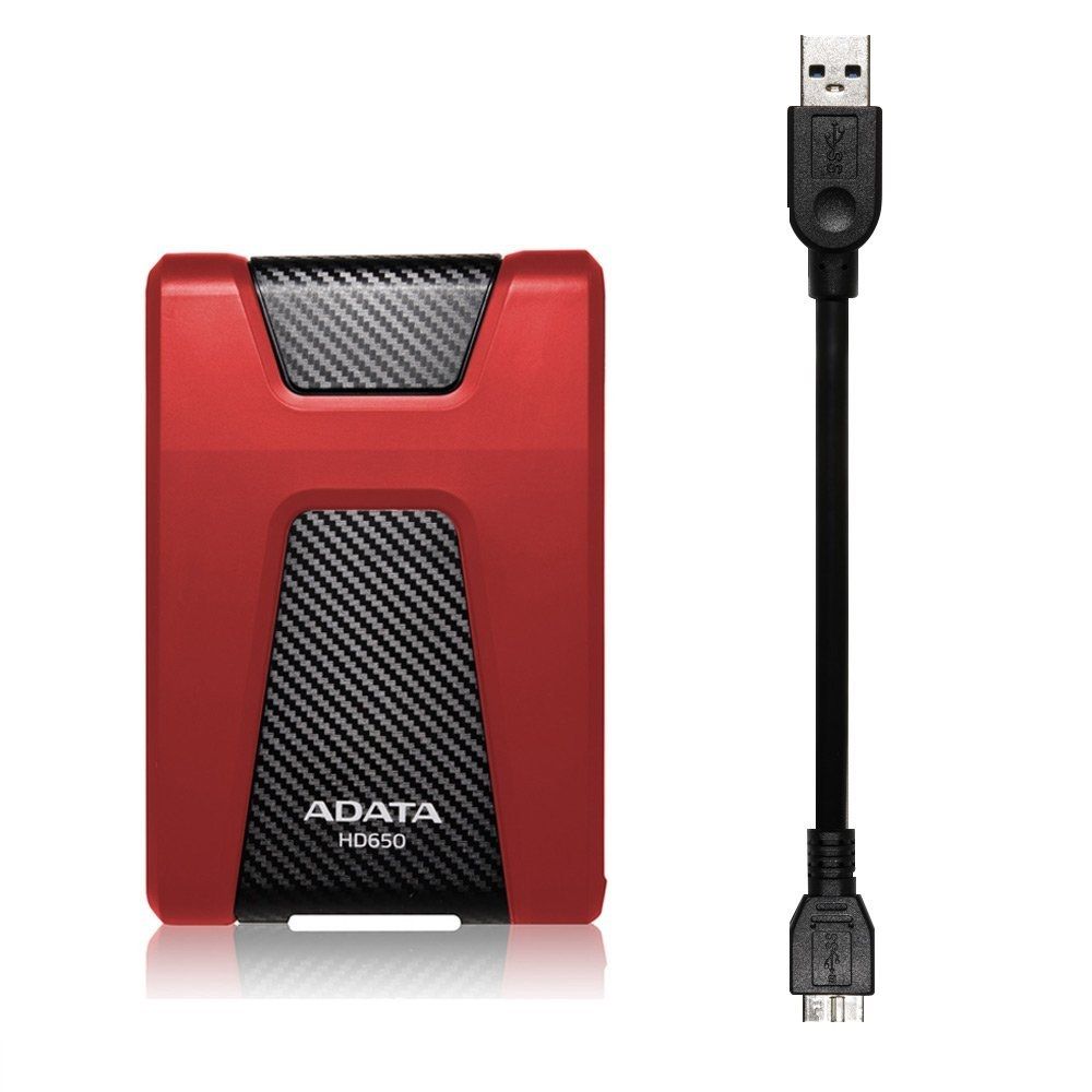 A-Data 2TB 2,5" USB3.1 HD650 Red A-Data 2TB 2,5" USB3.1 HD650 Red
