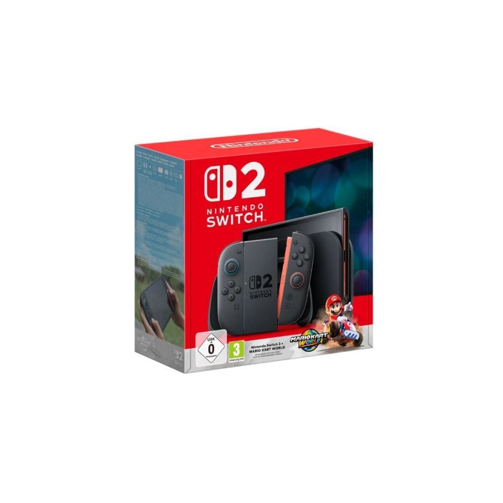 Nintendo Switch 2 Black + Mario Kart World Nintendo Switch 2 Black + Mario Kart World