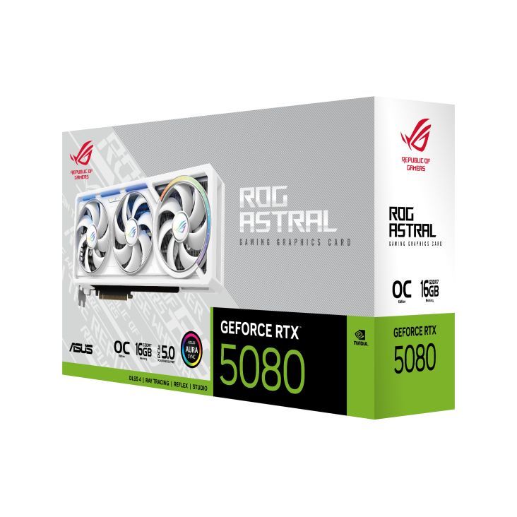 Asus ROG-ASTRAL-RTX5080-O16G-WHITE Asus ROG-ASTRAL-RTX5080-O16G-WHITE