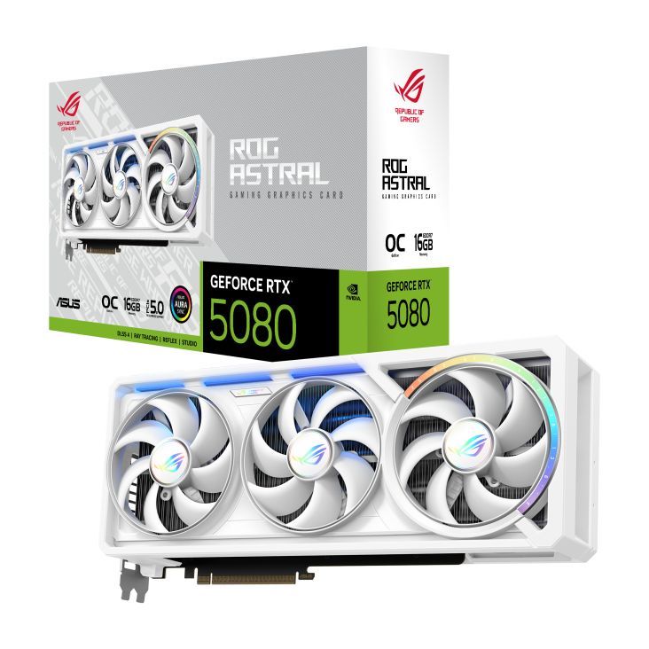 Asus ROG-ASTRAL-RTX5080-O16G-WHITE Asus ROG-ASTRAL-RTX5080-O16G-WHITE