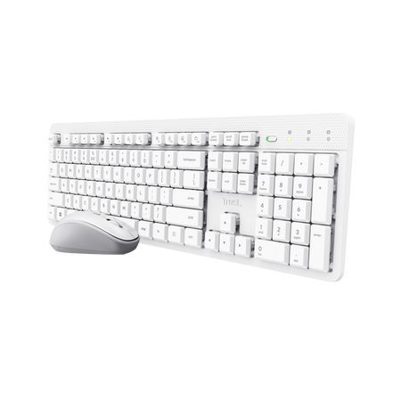 Trust Ody II Wireless Keyboard Combo White US Trust Ody II Wireless Keyboard Combo White US