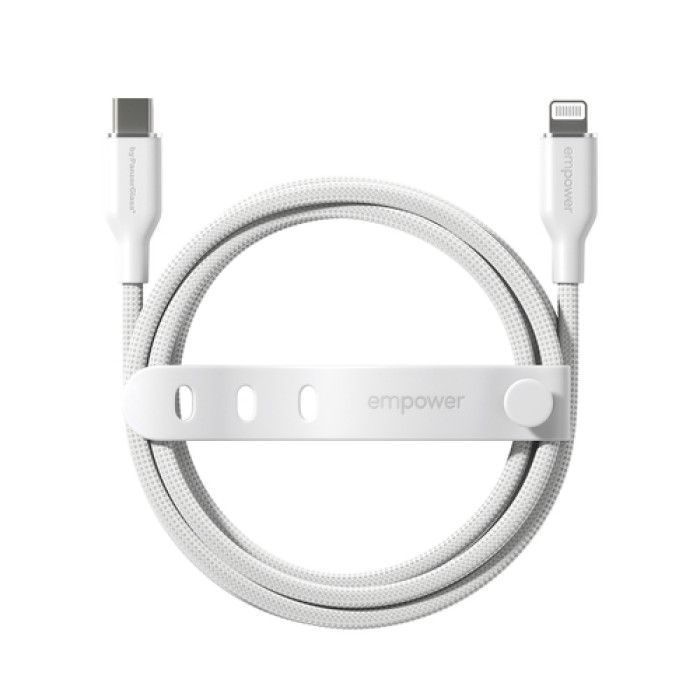 PanzerGlass 60W USB-C to Lightning USB 2.0 cable 1,2m White PanzerGlass 60W USB-C to Lightning USB 2.0 cable 1,2m White