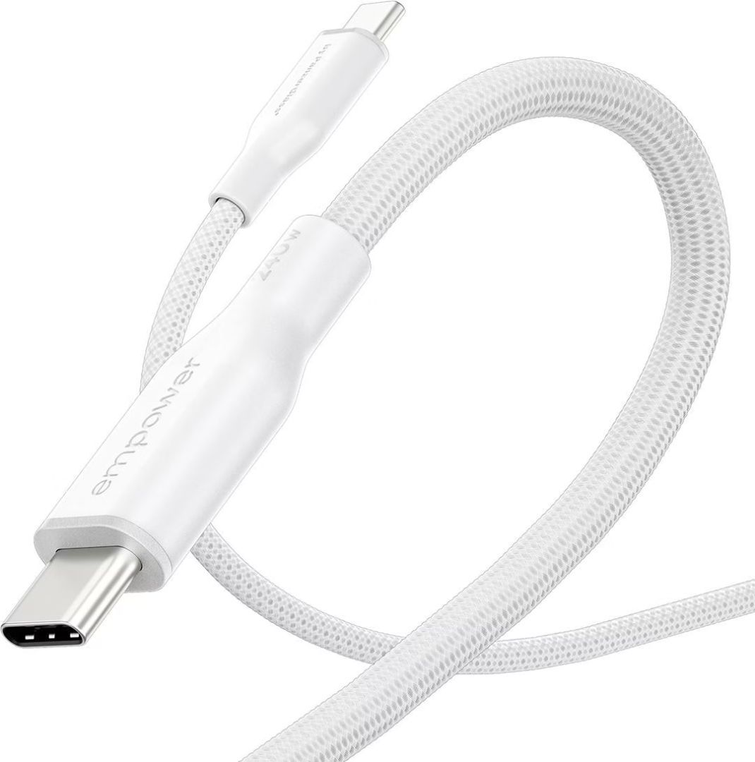 PanzerGlass 240W USB-C to USB-C USB 2.0 cable 2m White PanzerGlass 240W USB-C to USB-C USB 2.0 cable 2m White