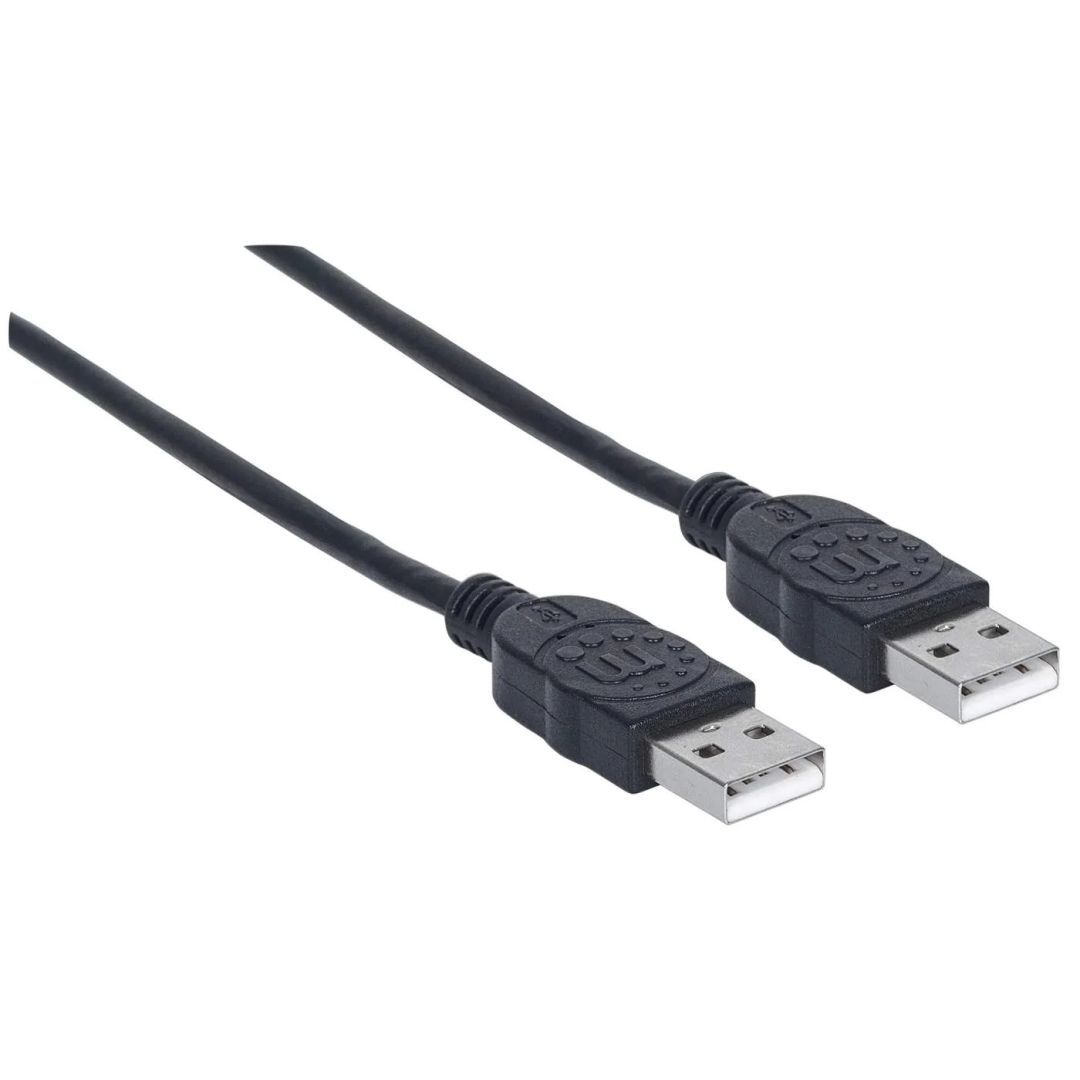 Manhattan Hi-Speed USB A Device Cable 1m Black Manhattan Hi-Speed USB A Device Cable 1m Black