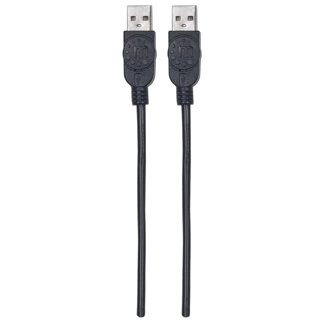 Manhattan Hi-Speed USB A Device Cable 1m Black Manhattan Hi-Speed USB A Device Cable 1m Black
