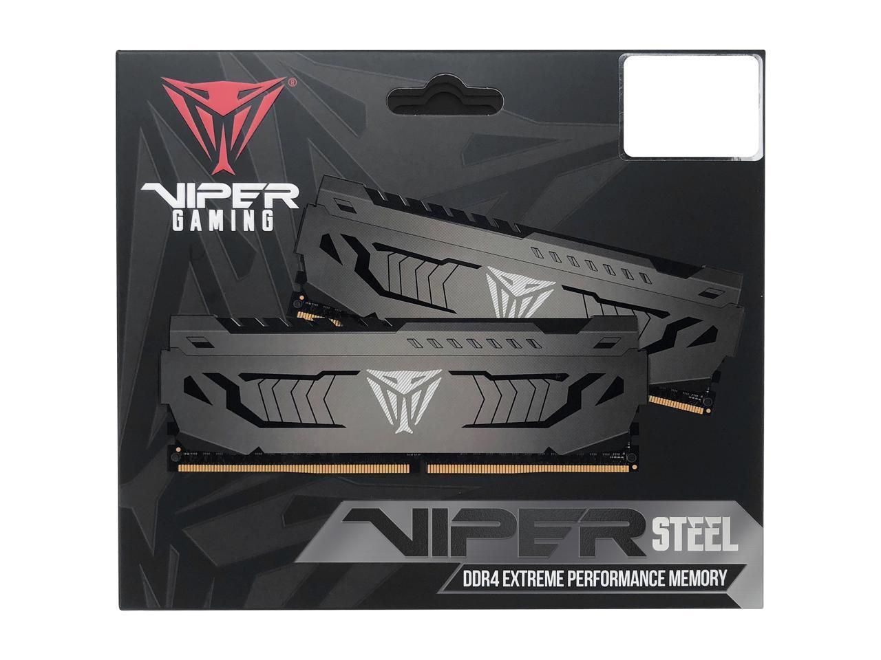 Patriot 64GB DDR4 3600MHz Kit(2x32GB) Viper Steel Patriot 64GB DDR4 3600MHz Kit(2x32GB) Viper Steel