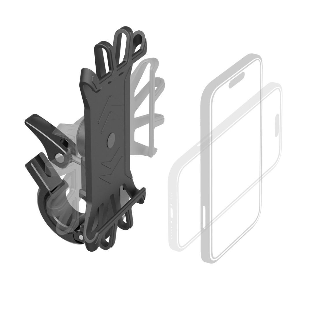 Hama Mobile Phone Holder for E-Bikes Black Hama Mobile Phone Holder for E-Bikes Black