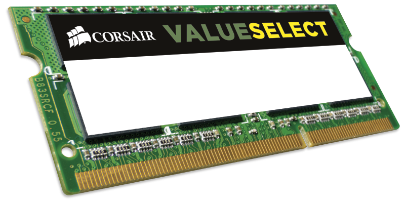 Corsair 4GB DDR3L 1600MHz SODIMM Value Select Corsair 4GB DDR3L 1600MHz SODIMM Value Select