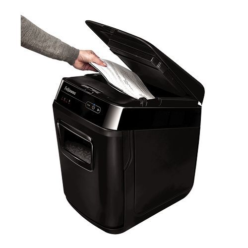 Fellowes AutoMax 200C Iratmegsemmisítő Black Fellowes AutoMax 200C Iratmegsemmisítő Black