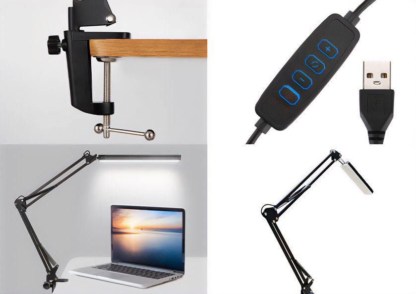 Media-Tech FLEX LAMP MT224 desk lamp on a movable arm Media-Tech FLEX LAMP MT224 desk lamp on a movable arm