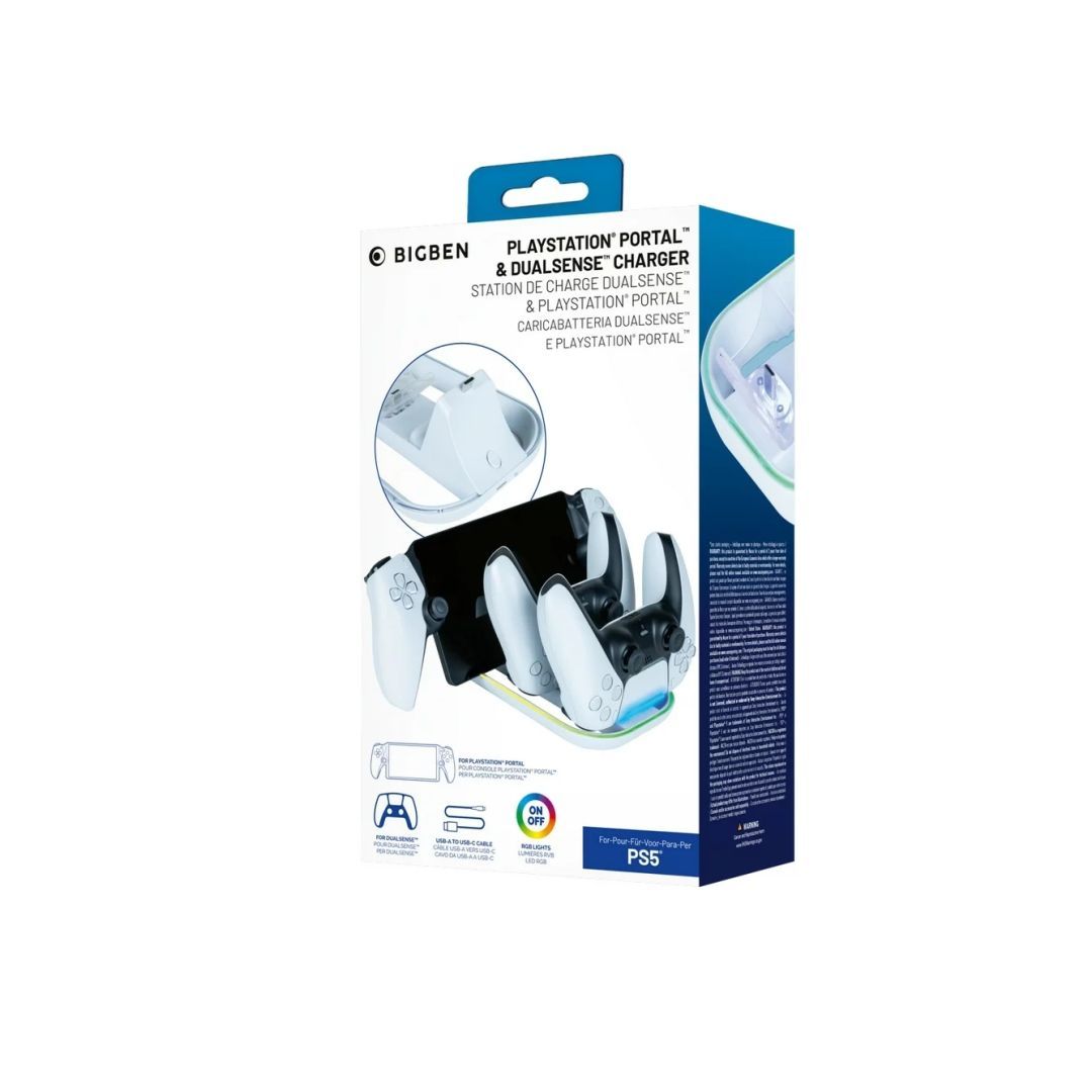 Nacon Charger for PlayStation Portal & DualSense Controller Nacon Charger for PlayStation Portal & DualSense Controller