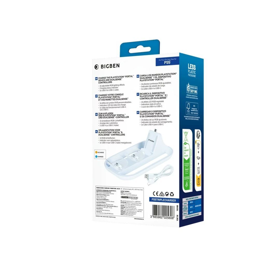 Nacon Charger for PlayStation Portal & DualSense Controller Nacon Charger for PlayStation Portal & DualSense Controller