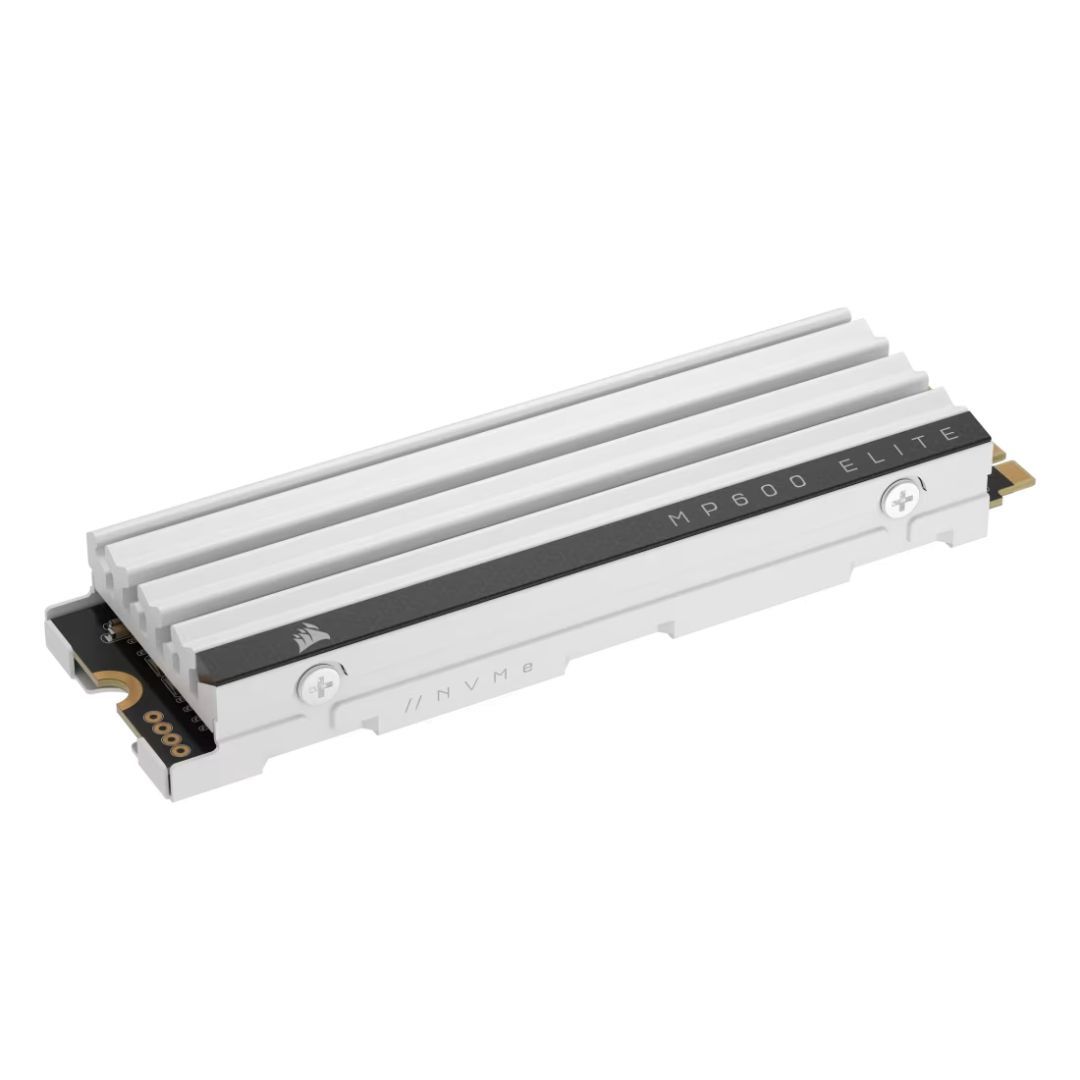 Corsair 2TB M.2 2280 NVMe MP600 Elite with Heatsink White