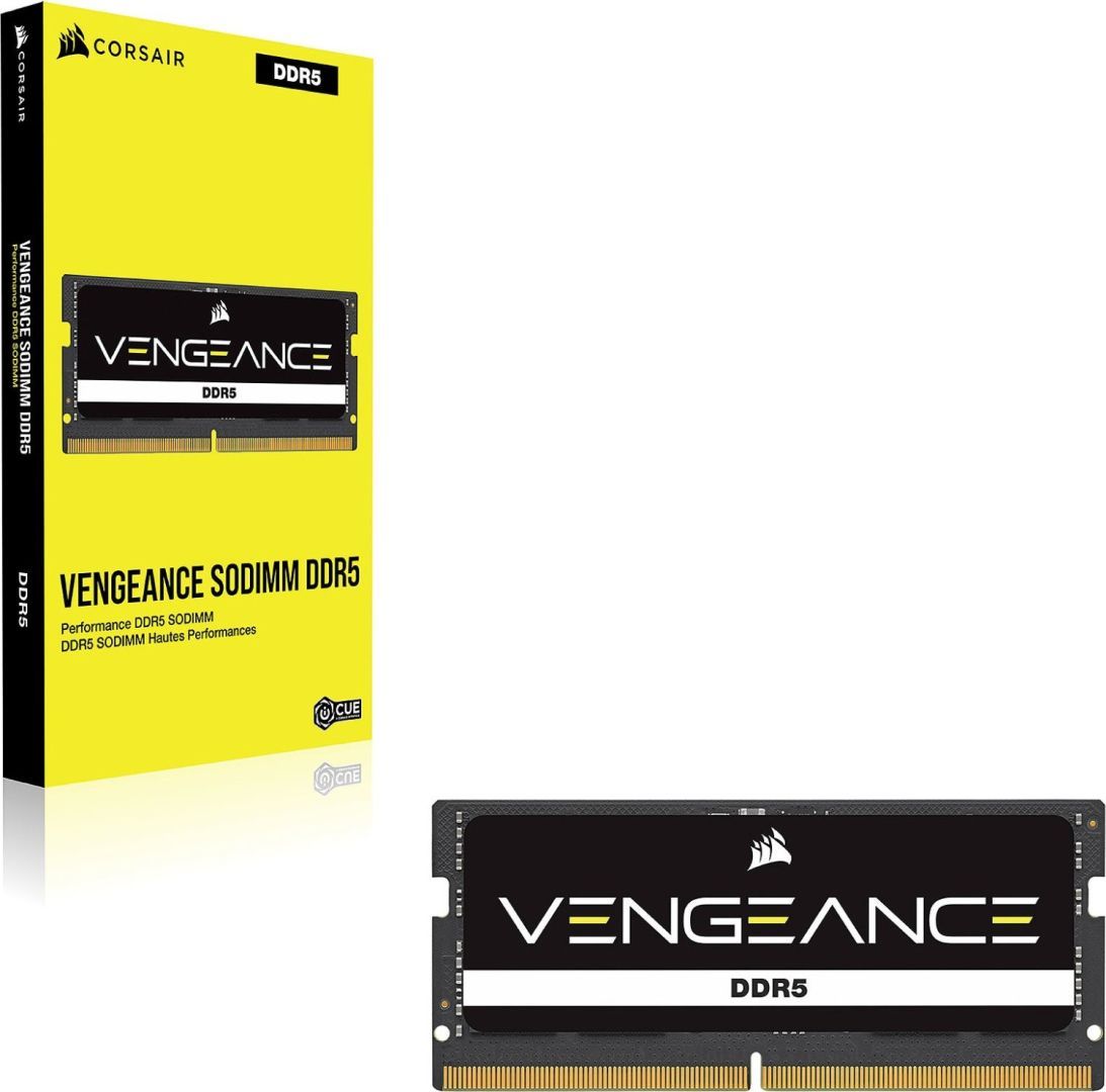 Corsair 96GB DDR5 5200MHz Kit(2x48GB) SODIMM Vengeance Black Corsair 96GB DDR5 5200MHz Kit(2x48GB) SODIMM Vengeance Black