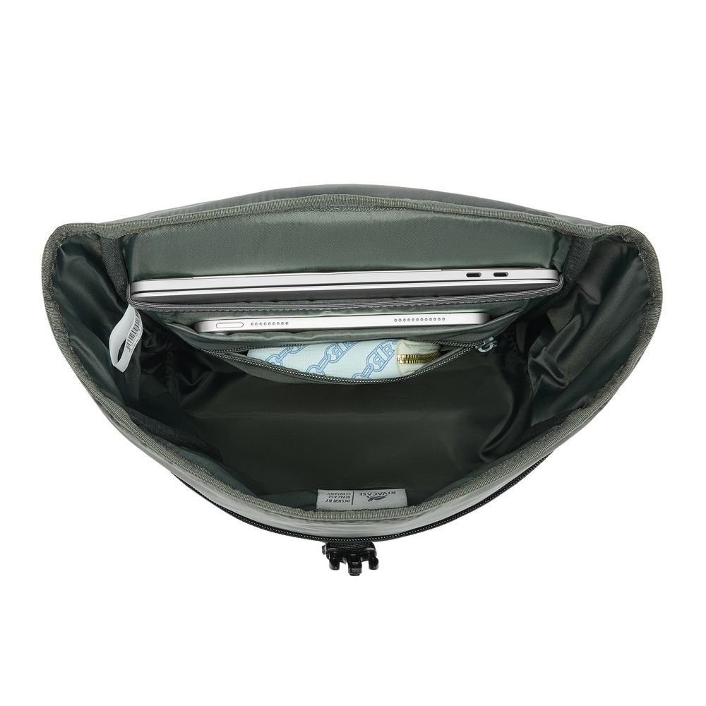 RivaCase 7826 ECO 17L Roll top Notebook Backpack 14" Black