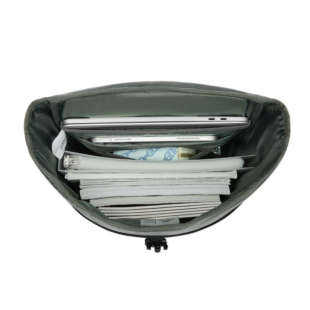 RivaCase 7826 ECO 17L Roll top Notebook Backpack 14" Black