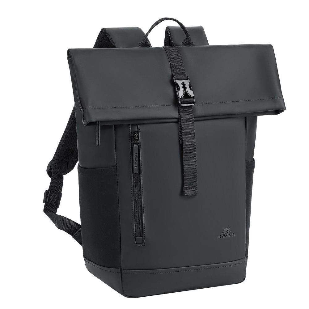 RivaCase 7826 ECO 17L Roll top Notebook Backpack 14" Black
