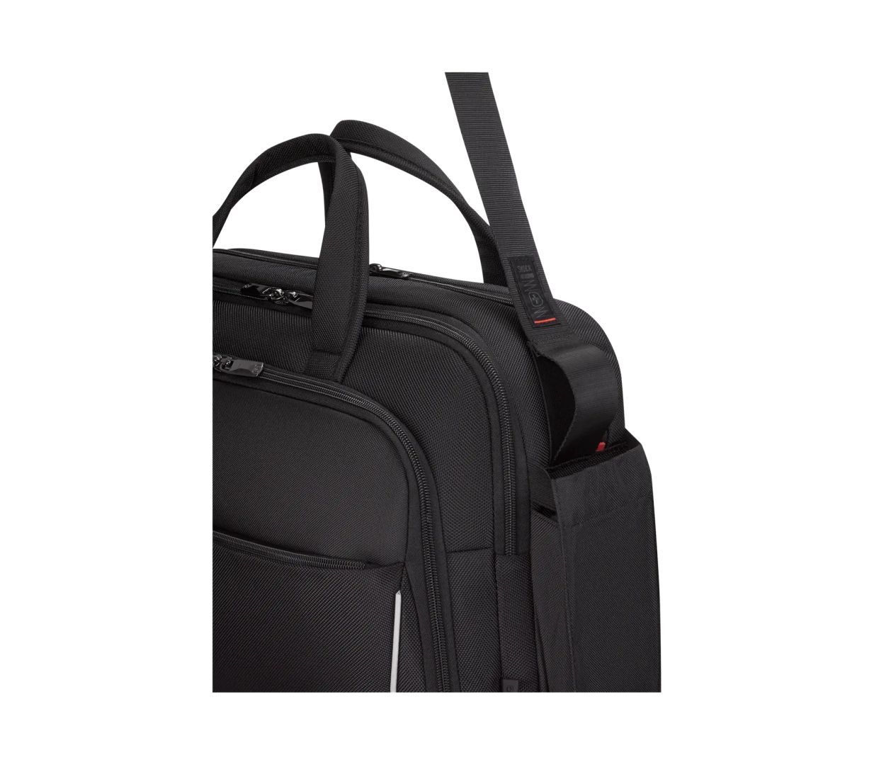 Wenger Meteor Brief 17" Laptop Briefcase with Tablet Pocket Black Wenger Meteor Brief 17" Laptop Briefcase with Tablet Pocket Black