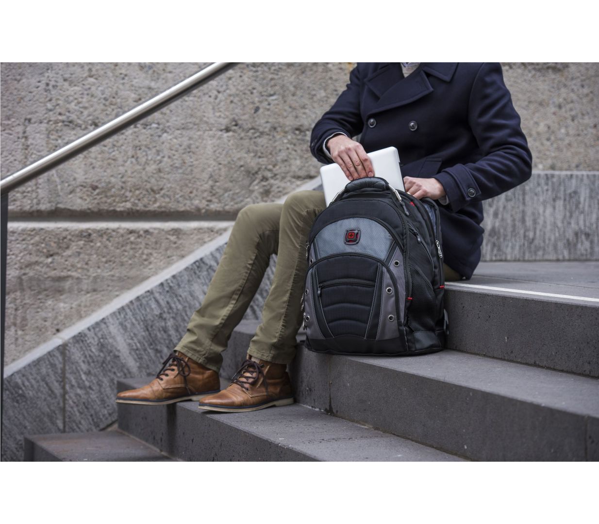 Wenger Synergy Laptop Backpack with Tablet Pocket 16" Black Wenger Synergy Laptop Backpack with Tablet Pocket 16" Black