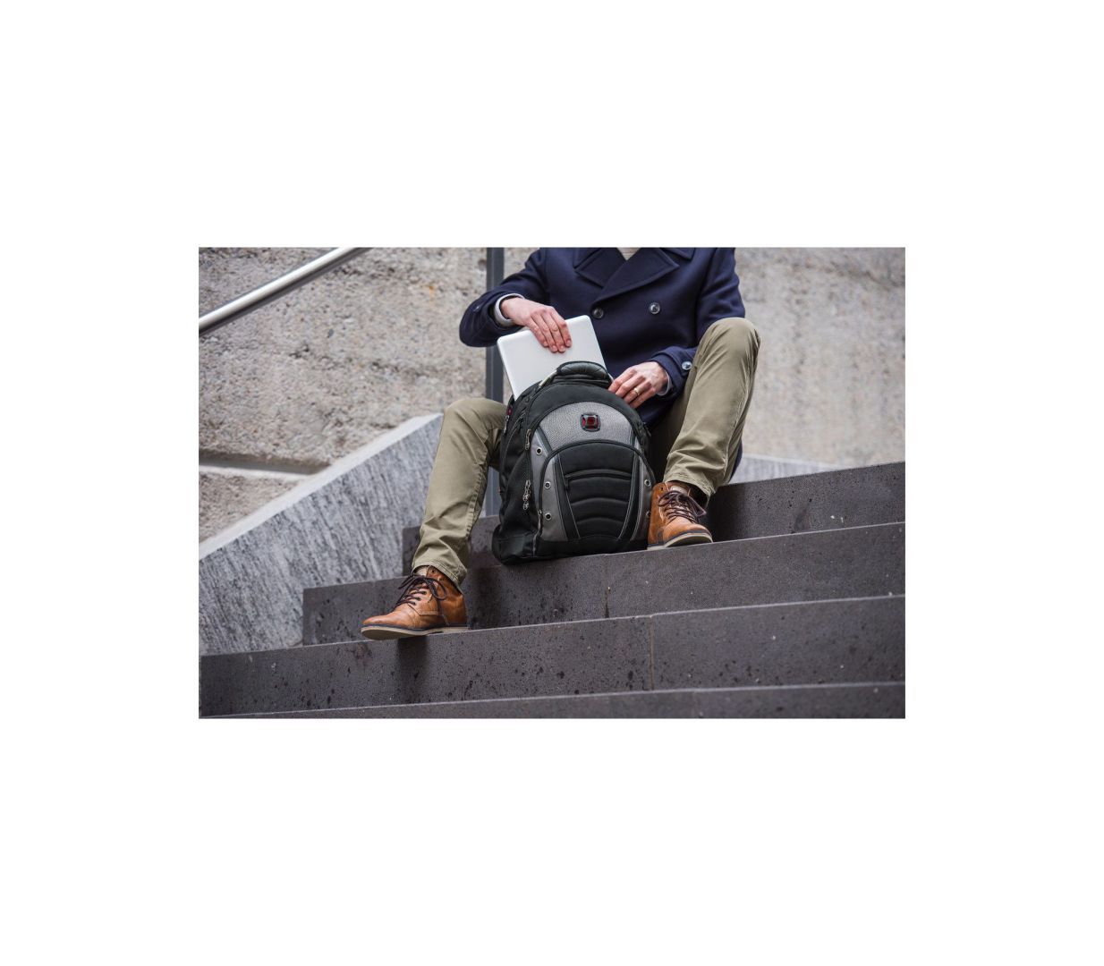 Wenger Synergy Laptop Backpack with Tablet Pocket 16" Black Wenger Synergy Laptop Backpack with Tablet Pocket 16" Black